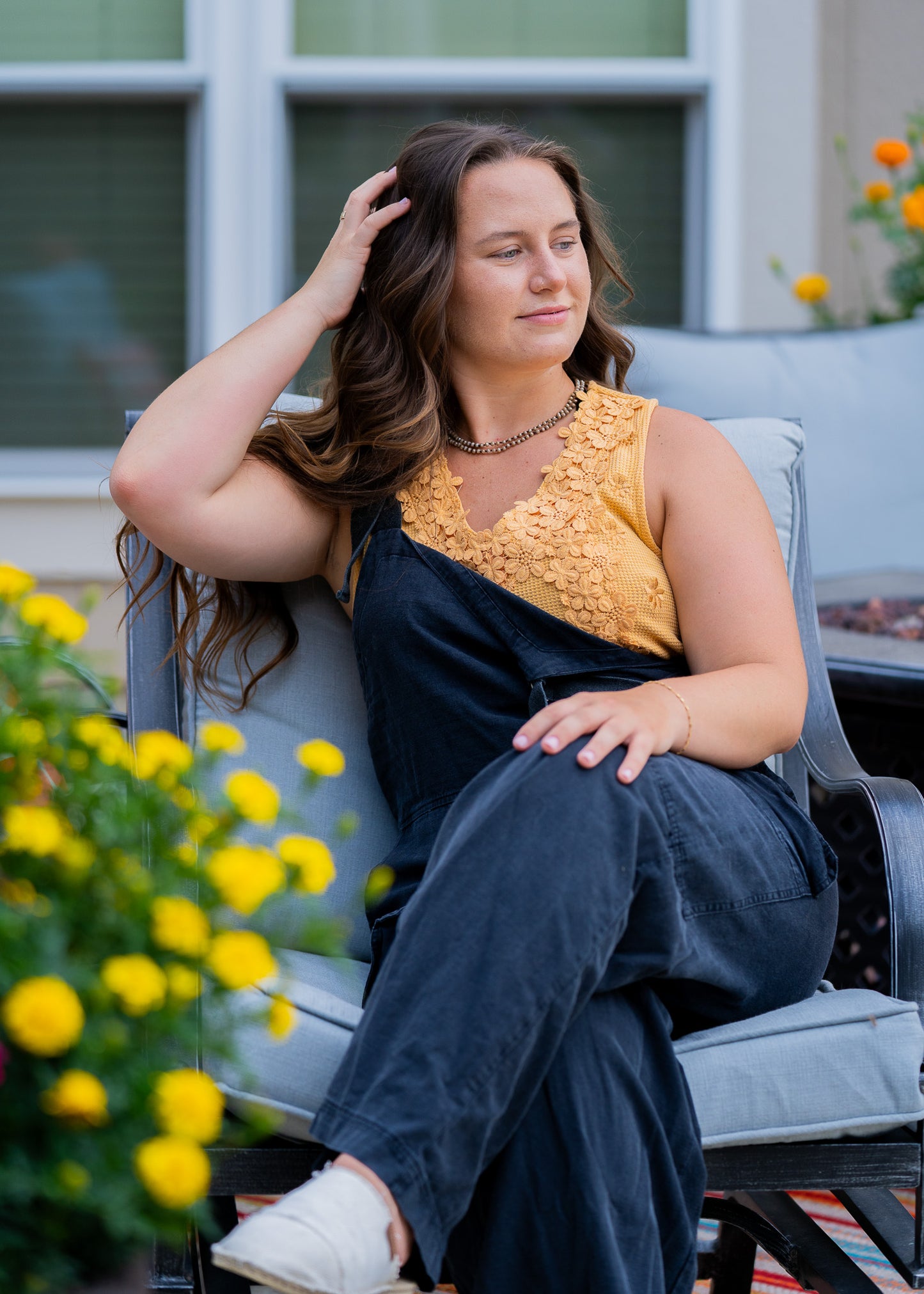 Honey Floral Tank