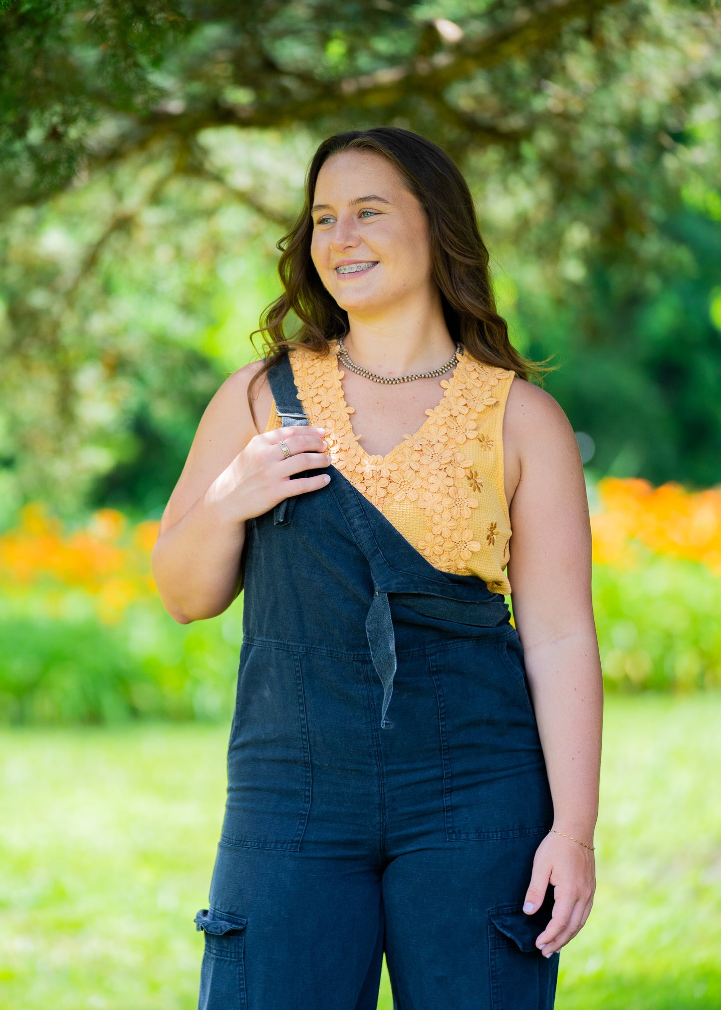 Honey Floral Tank