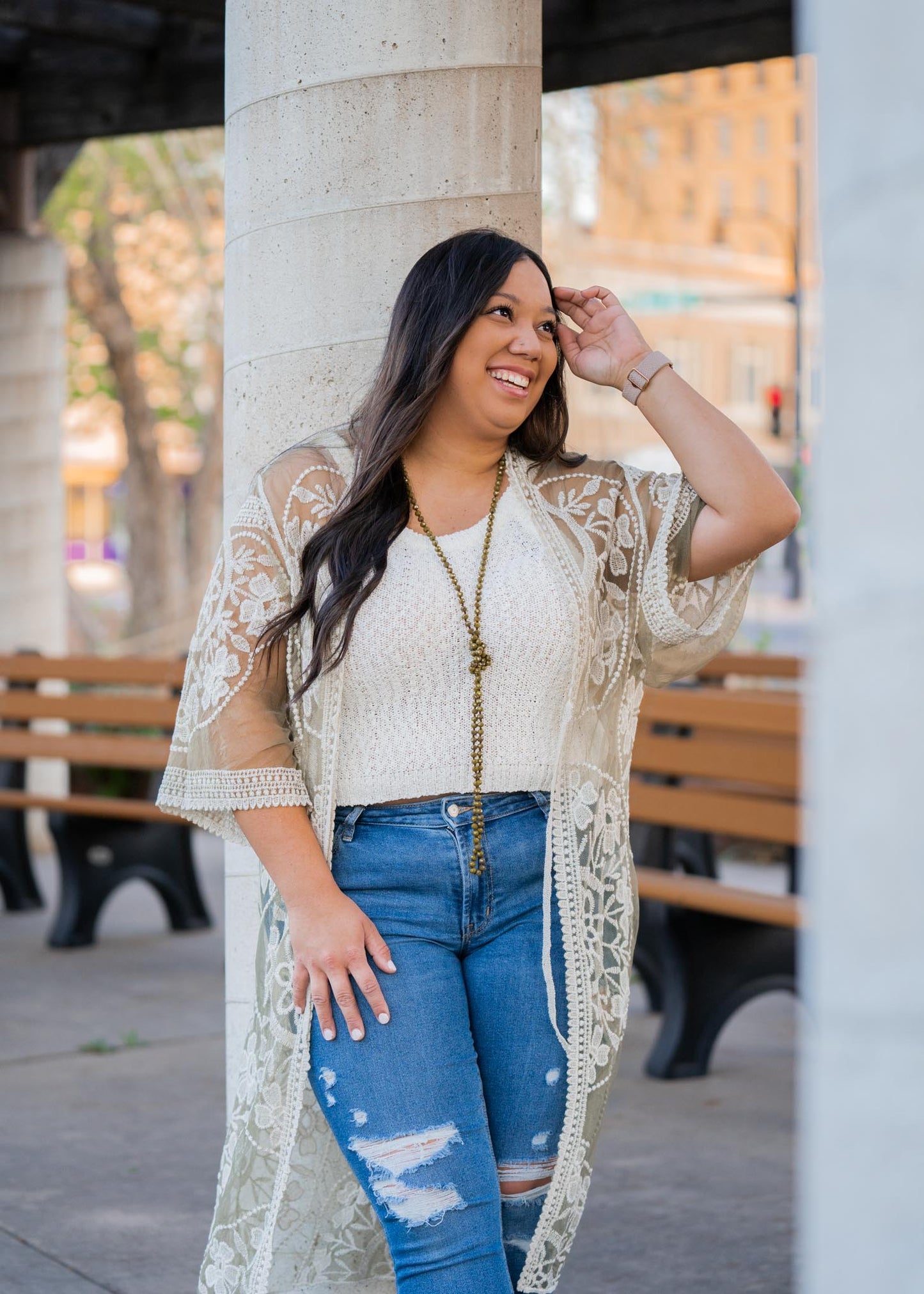 Crochet Tank Ivory