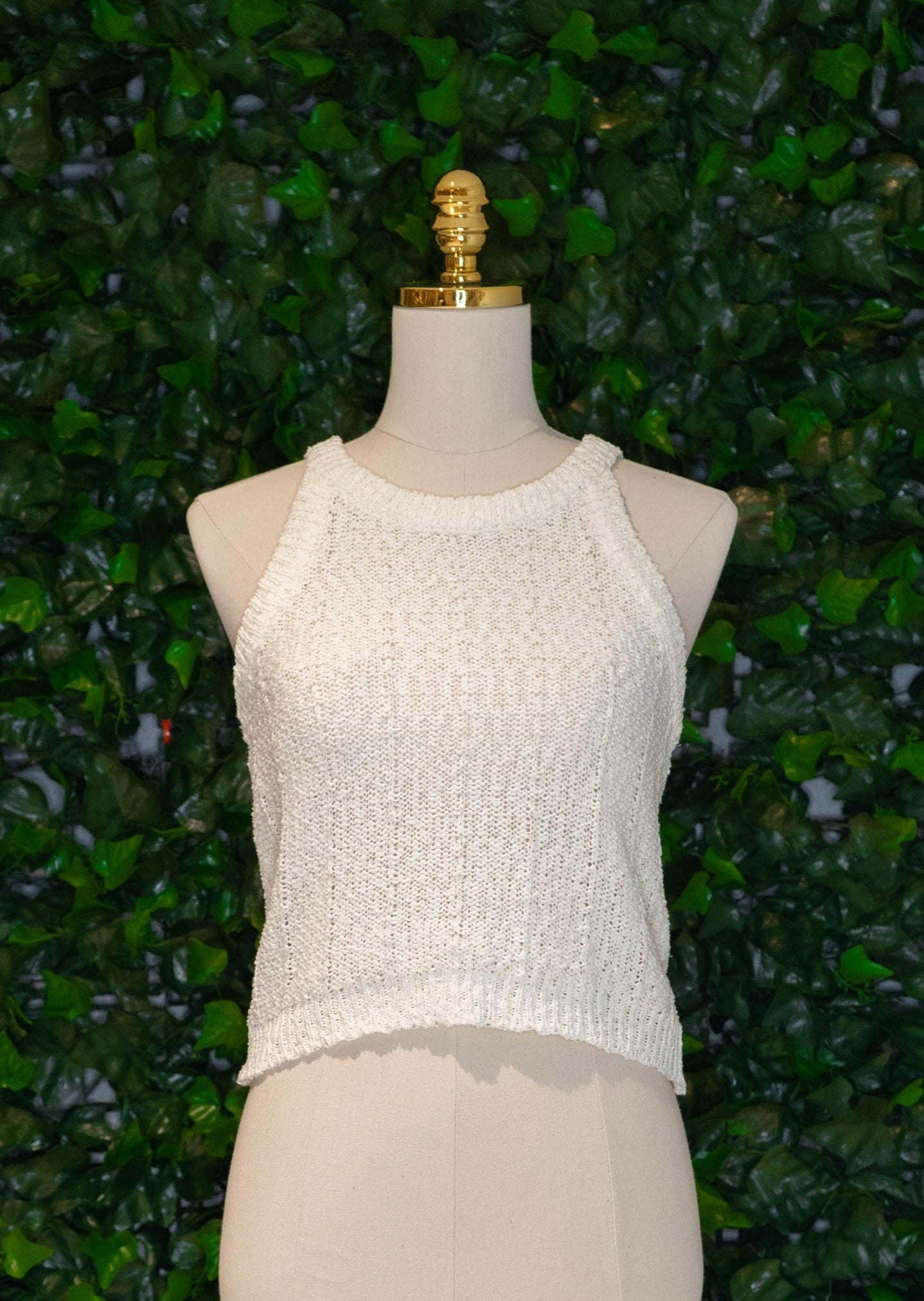 Crochet Tank Ivory