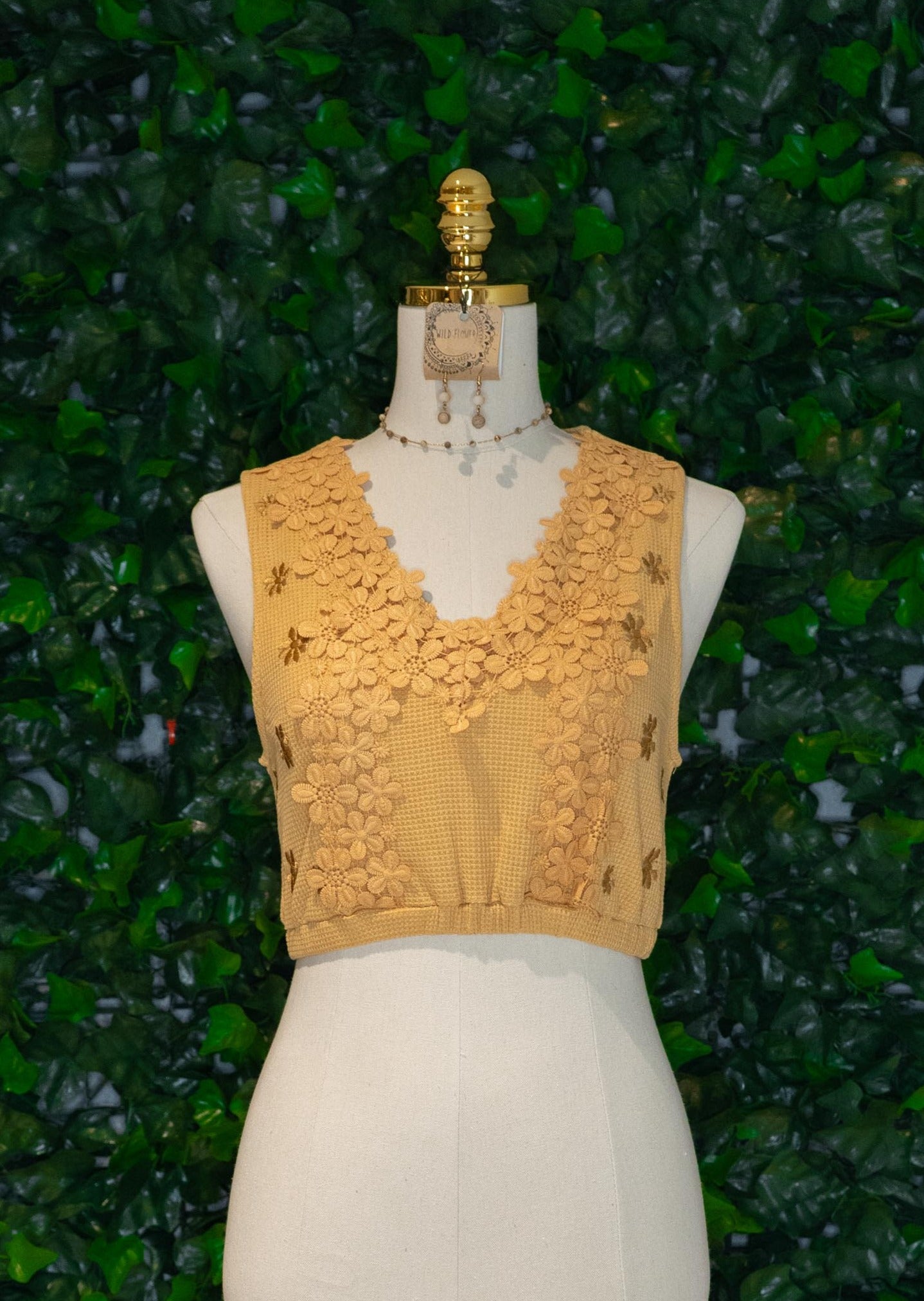 Honey Floral Tank